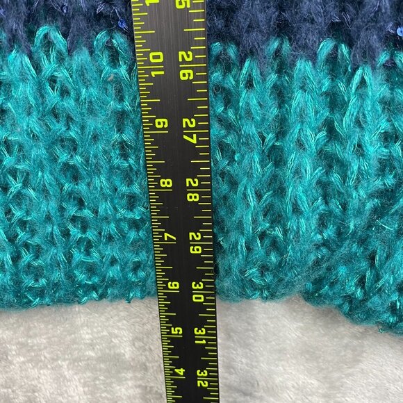 Infinity Scarf with Sequins Blue/Turquoise - Picture 3 of 4